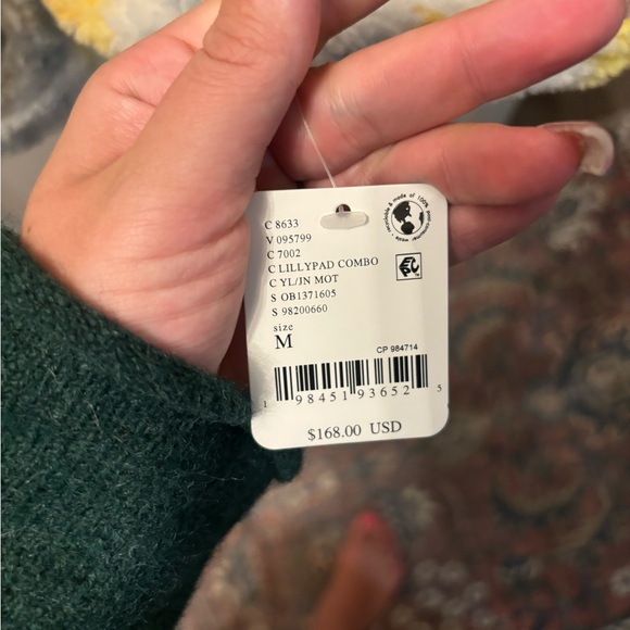 Free People hit the slopes fleece Jacket - Yellow and Green - Picture 3 of 3